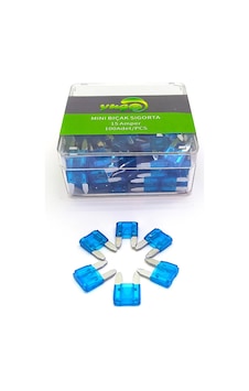 100 Adet 15 Amper Mini Bıçak Sigorta Yugo N11.518 100 Adet 15 Amper Mini Bıçak Sigorta Yugo N11.518