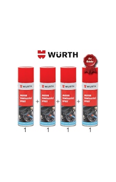 4X Würth Motor Temizleme Spreyi 4X Würth Motor Temizleme Spreyi