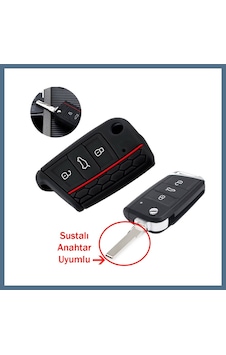 Buradabulabilirsin Volkswagen Golf 7 Tiguan T-roc T6 Katlanır Anahtar Uyumlu Silikon Oto Anahtar Kumanda Kabı Siyah Kırmızı Bbz Buradabulabilirsin Volkswagen Golf 7 Tiguan T-roc T6 Katlanır Anahtar Uyumlu Silikon Oto Anahtar Kumanda Kabı Siyah Kırmızı Bbz