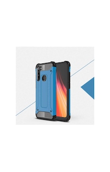 Kilifone - Xiaomi Uyumlu Redmi Note 8 - Kılıf Çift Katman Zırh Tank Crash Military Kapak - Mavi Kilifone - Xiaomi Uyumlu Redmi Note 8 - Kılıf Çift Katman Zırh Tank Crash Military Kapak - Mavi
