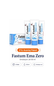 Fastum Ema Zero Emülsiyon Jel 50 Ml 3 Adet