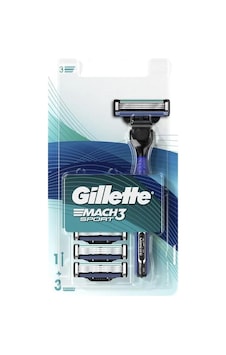 Gillette Mach3 Sport Tıraş Makinesi 3 Yedekli Gillette Mach3 Sport Tıraş Makinesi 3 Yedekli