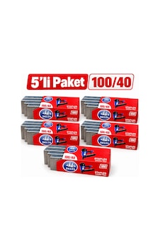 5'li Paket - Dlt 100/40 100 Serisi Havalı Zımba Teli 4 Cm 1.875 Adet