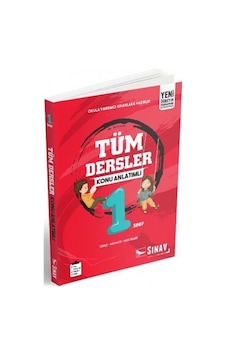 Sınav 1. Sınıf Tüm Dersler Konu Anlatımı - Sınav Dergisi Yayınları Sınav 1. Sınıf Tüm Dersler Konu Anlatımı - Sınav Dergisi Yayınları