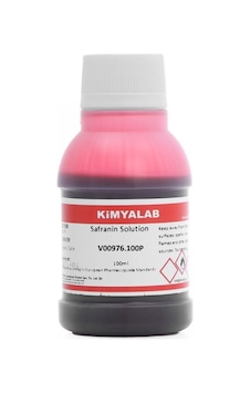 Kimyalab Safranin Boyamada Kullanılır Şişe 100 ML Kimyalab Safranin Boyamada Kullanılır Şişe 100 ML
