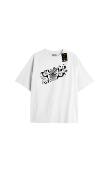Flood Of Style Beyaz Oversize T-shirt Aslan Gözü Minimal Özel Tasarım Flood Of Style Beyaz Oversize T-shirt Aslan Gözü Minimal Özel Tasarım