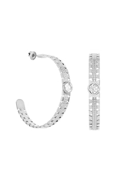 Daniel Klein Dkj.3.5010.1 Taşlı Tasarım Metal Kadın Küpe Metalik Gri