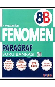 Fenomen 8. Sınıf Paragraf Soru Bankası B Serisi Fenomen 8. Sınıf Paragraf Soru Bankası B Serisi
