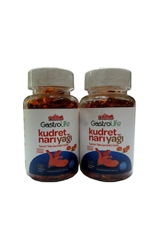 Arı Damlası Gastro Life Kudret Narı Yağı Takviye Edici Gıda 1240 MG 2 x 100 Softjel
