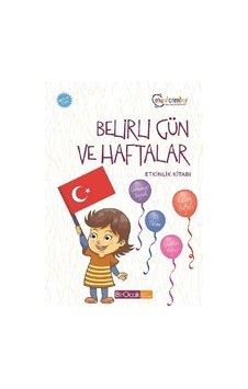 Belirli Gün ve Haftalar Etkinlik Kitabı-48 Ay ve Üzeri Mavi Çember Okul Öncesi Eğitim Seti - Fatma İşler - Bir Ocak Yayınları