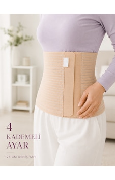 Elitse 26 Cm Abdominal Korse Doğum Sonrası 4 Kademeli Ayarlanabilir Karın Bel Korsesi Diğer Elitse 26 Cm Abdominal Korse Doğum Sonrası 4 Kademeli Ayarlanabilir Karın Bel Korsesi Diğer