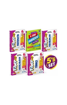 Muba 6. Fen Bilimleri Fiber Soru Bankası + 6. Sınıf Türkçe Fiber S.b. + 06 Sınıf Sb Mutlak Başarı Türkçe Paragraf + 6 Sınıf Matematik Fiber S.b. + 6. Sınıf Sosyal Bilgiler Fiber S.b.