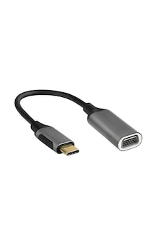 S Link Swapp Sw U5145 Gri Metal Type C To Vga Adaptör S Link Swapp Sw U5145 Gri Metal Type C To Vga Adaptör