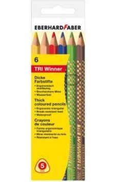 Kuru Boya Tri Winner Jumbo Üçgen 6 Renk 518406