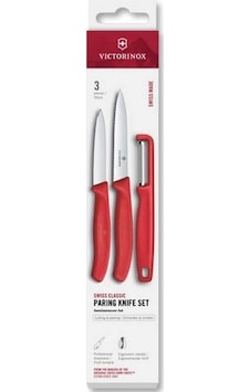 Victorinox 6.7111.33c1 Swiss Classic 3lü Bıçak Ve Soyacak Set, Kırmızı Renkli Victorinox 6.7111.33c1 Swiss Classic 3lü Bıçak Ve Soyacak Set, Kırmızı Renkli