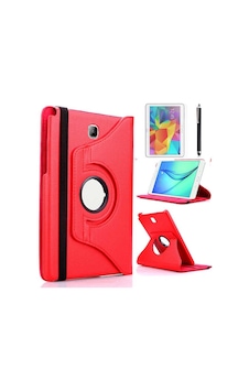 Galaxy Tab A T580 10.1 Uyumlu Zore Dönebilen Standlı Kılıf-kırmızı Tablet Kılıfı Galaxy Tab A T580 10.1 Uyumlu Zore Dönebilen Standlı Kılıf-kırmızı Tablet Kılıfı