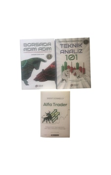 Borsada Adım Adım + Teknık Analız 101 + Alfa Trader 3 Set Borsada Adım Adım + Teknık Analız 101 + Alfa Trader 3 Set