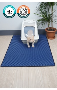 75x110 Cm Hücreli Kedi Kumu Paspası Kedi Matı Kedi Tuvalet Önü Paspası Lacivert 75x110 Cm Hücreli Kedi Kumu Paspası Kedi Matı Kedi Tuvalet Önü Paspası Lacivert