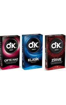 OKEY PREZERVATIF 10 LU ZIRVE+KLASIK+CIFTE HAZ KARMA SET OKEY PREZERVATIF 10 LU ZIRVE+KLASIK+CIFTE HAZ KARMA SET