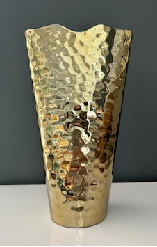 Lamedor Clara Gold Large Flower Vase 25x10x41 Cm