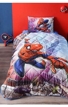 Taç Lisanslı Tek Kişilik Örümcek Adam Spiderman Uyku Seti Taç Lisanslı Tek Kişilik Örümcek Adam Spiderman Uyku Seti