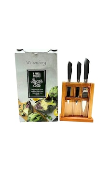 Weisenberg 4 Parça Standlı Bıçak Seti - Weisenberg 4 Parça Standlı Bıçak Seti -