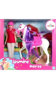 Jasmine Atlı Bebek Beyaz-Pembe Jasmine Atlı Bebek Beyaz-Pembe