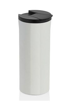 Dn 3516 0.4 Çelik Termos Bardak- Beyaz Beyaz