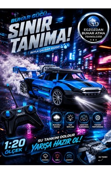 Mavi Renk Uzaktan Kumandalı Şarjlı Duman Çıkartan Işıklı Araba Buhar Çıkaran Drift Atan Araba Mavi Mavi Mavi Renk Uzaktan Kumandalı Şarjlı Duman Çıkartan Işıklı Araba Buhar Çıkaran Drift Atan Araba Mavi Mavi