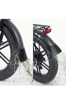 Heugers Rks Skyjet Uyumlu 20x4.0 Elektrikli Bisiklet Çamurluk Tozluğu - Ön Ve Arka Fat Bike Ek Korum Siyah Heugers Rks Skyjet Uyumlu 20x4.0 Elektrikli Bisiklet Çamurluk Tozluğu - Ön Ve Arka Fat Bike Ek Korum Siyah
