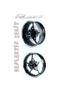 Yamaha R25 M Jant Şeridi ,jant Sticker Reflektif Beyaz Uyumlu Yamaha R25 M Jant Şeridi ,jant Sticker Reflektif Beyaz Uyumlu