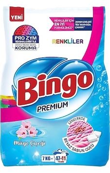Bingo Matik Premium Renkli için Çamaşır Deterjanı 7 KG Bingo Matik Premium Renkli için Çamaşır Deterjanı 7 KG