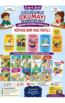 4.sınıflar İçin Okuma Alışkanlığı Kazandıran 10'lu Hikaye Seti 4.sınıflar İçin Okuma Alışkanlığı Kazandıran 10'lu Hikaye Seti