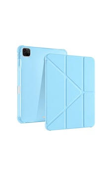 Apple  Uyumlu İpad Air 13 2024 Kılıf Kalemlikli Mars Tablet Kılıfı - Mavi