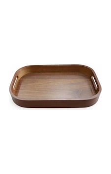 Balsa Dikdörgen Ahşap Kahverengi Tepsi 40x28x5 Cm Balsa Dikdörgen Ahşap Kahverengi Tepsi 40x28x5 Cm