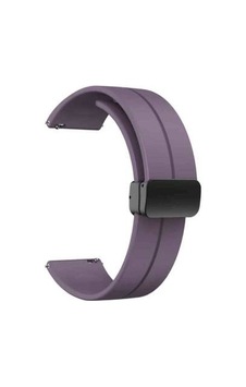 Samsung Galaxy Watch Active 2 40mm Krd-84 20mm Silikon Kordon - Mor Samsung Galaxy Watch Active 2 40mm Krd-84 20mm Silikon Kordon - Mor