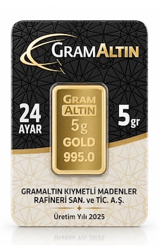 24 Ayar 5 Gram Altın 24 Ayar 5 Gram Altın