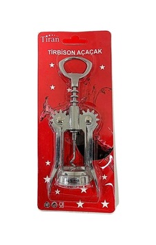 Metal Tirbuşon Açacak Açık Bej Metal Tirbuşon Açacak Açık Bej