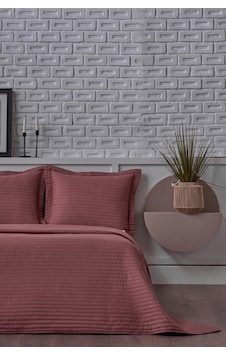 Doqu Home Otto Yatak Örtüsü Tek Kişilik - Bordo Doqu Home Otto Yatak Örtüsü Tek Kişilik - Bordo