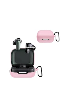 Soundcore R50i Nc / P30i Modeli Uyumlu Kılıf Askılı Mat Silikon Ürün Kulaklık Değildir Pembe