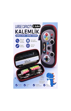 Oyun Konsolu Kabartmalı Bölmeli Kalemlik 1 Adet P-5953 Erkek Çocuk Okul Kalem Kutusu 3 Boyutlu Joystick Hediyelik Siyah Oyun Konsolu Kabartmalı Bölmeli Kalemlik 1 Adet P-5953 Erkek Çocuk Okul Kalem Kutusu 3 Boyutlu Joystick Hediyelik Siyah