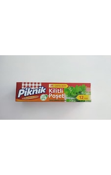 Piknik Kilitli Poşet M Orta Boy 1*12 Adet Piknik Kilitli Poşet M Orta Boy 1*12 Adet