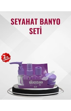 Mey İthalat Seyahat Boy Banyo Seti 5 Li Mini Şişe Ve Krem Kutusu Çantalı - Mey İthalat Seyahat Boy Banyo Seti 5 Li Mini Şişe Ve Krem Kutusu Çantalı -