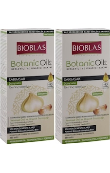 Bioblas Botanic Oils Sarımsak Özlü Şampuan 2 x 360 ML Bioblas Botanic Oils Sarımsak Özlü Şampuan 2 x 360 ML