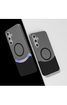 Zore Galaxy S25 Plus Kılıf M-safe Şarj Özellikli Mıknatıslı Nvth Duble Kapak - Siyah Zore Galaxy S25 Plus Kılıf M-safe Şarj Özellikli Mıknatıslı Nvth Duble Kapak - Siyah