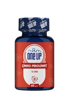 One Up Çinko Pikolinat Aromasız 15 Mg 60 Tablet One Up Çinko Pikolinat Aromasız 15 Mg 60 Tablet
