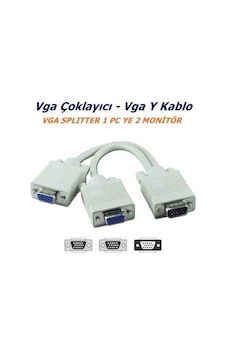Vga Y Kablo Vga Kablo Çoğaltıcı Çoklayıcı Splitter Hub Vga Y Kablo Vga Kablo Çoğaltıcı Çoklayıcı Splitter Hub