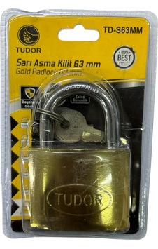Ennalbur Tudor 63 Mm Sarı Asma Kilit