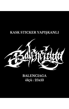 Motor Kask Sticker Balencıaga Motor Kask Sticker Balencıaga
