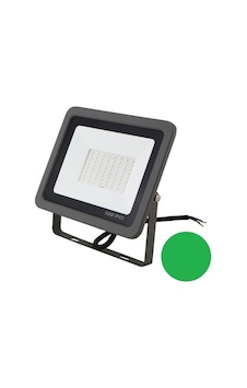 Armatür Ecolite Led Projektör 50w Siyah Gövde Yeşil Işık